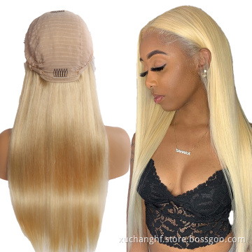 Wholesale Pre-plucked 13x4 13x6 613 Lace Front Wig Human Hair ,613 Hd Lace Frontal Wig,Blonde 613 Full Lace Wig Human Hair